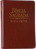 Bíblia Média c/ Harpa Letra Grande Vinho